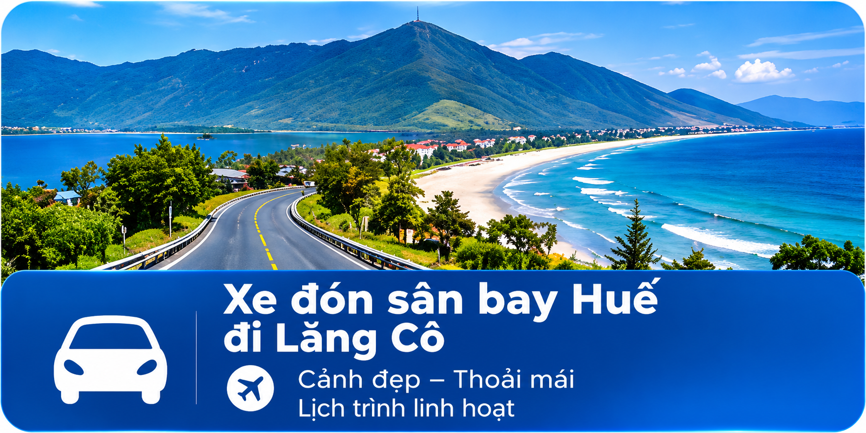 xe sân bay huế đi lăng cô